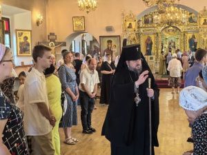 Архиепископ Роман совершил Литургию в день памяти пророка Илии в кафедральном соборе