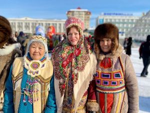 Народные мастера прошествовали по улицам Якутска