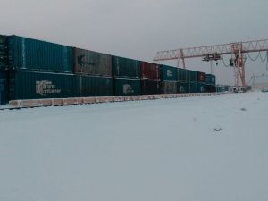 И.о. заместителя генерального директора ПАО «Трансконтейнер» Екатерина Бурцева посетила объекты станции Нижний Бестях