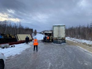 Страшное ДТП: Столкнулись два большегруза