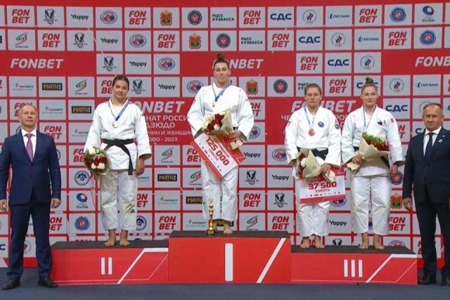 Якутская дзюдоистка Надежда Татарченко завоевала бронзовую медаль чемпионата России