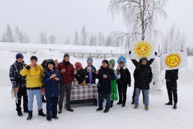В Ленске осужденные отметили Масленицу