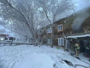 Пожар в жилом доме по ул. Каландаришвили: эвакуированы девять человек