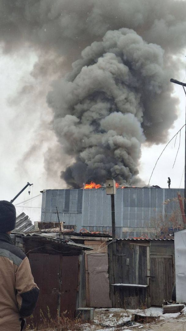 Большой пожар на проспекте Михаила Николаева