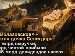 «Самолазовское» - золотая дочка Селигдара: 7,46 млрд выручки, 2 млрд чистой прибыли и 1,56 млрд дивидендов наверх