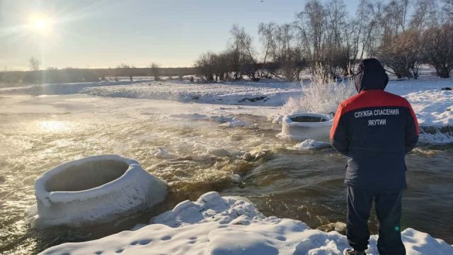 В Чурапчинском улусе во время сброса воды произошел прорыв дамбы