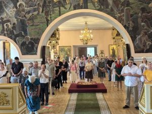 Архиепископ Роман совершил Литургию в день памяти пророка Илии в кафедральном соборе