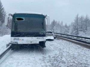Смертельное ДТП произошло на федеральной дороге в Нерюнгринском районе Якутии
