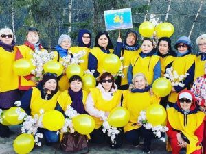 Трудовые коллективы Губинского округа вышли  на первомайскую демонстрацию