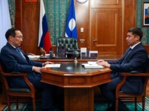 Ил Дархан поздравил избранного главу Амгинского района