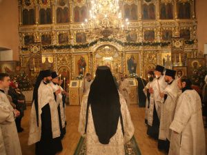 Фото: Рождество на территории Преображенского собора