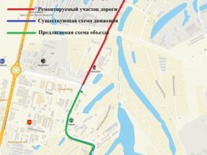 О временном перекрытии улицы Очиченко с 13 по 18 июля