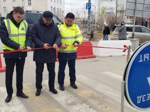 В Якутске открыли отремонтированную улицу Островского 