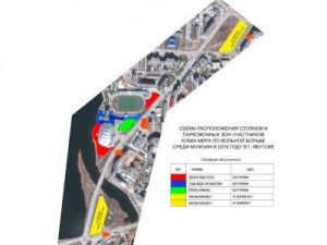Утверждены места парковок Кубка мира по вольной борьбе – 2019 в Якутске