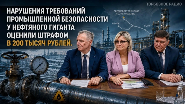 Нарушения требований промышленной безопасности у нефтяного гиганта оценили штрафом в 200 тысяч рублей