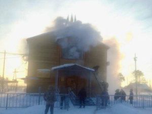 Большой пожар в Павловске тушили всем улусом