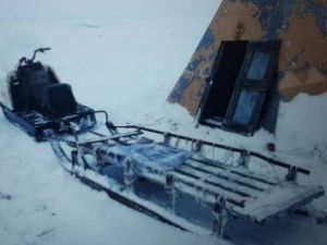 В Чокурдахе воры украли три мешка чира и снегоход. Они пытались укрыться в тундре