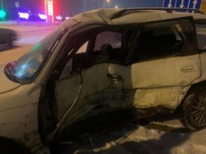 В жестком ДТП в Якутске пострадали мужчина и женщина-водитель