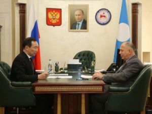 Глава Якутии провел рабочую встречу с руководством полиметаллического холдинга «Селигдар» 
