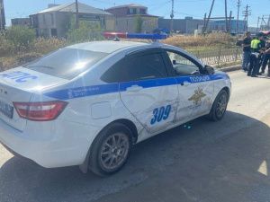 В Якутске пьяный водитель травмировал инспектора ДПС