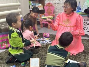 В Доме олонхо Усть-Алданского района открылась интерактивная комната для детей