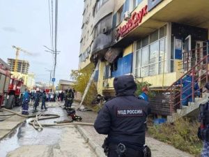 В магазине на Лермонтова в Якутске произошел пожар