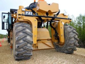 Участок федеральной трассы «Лена»  в Республике Саха (Якутия) ремонтируют с применением технологии холодного ресайклинга