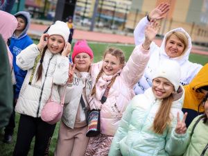 В Удачном Якутии открыли городской спортивный стадион