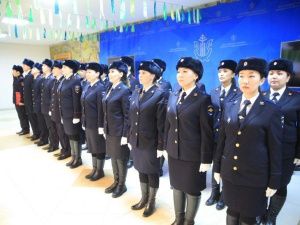 В МВД Якутии молодые сотрудники торжественно приняли присягу
