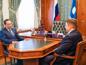 Айсен Николаев встретился с генеральным директором ООО «Транснефть-Восток»