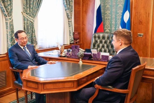 Айсен Николаев встретился с генеральным директором ООО «Транснефть-Восток»