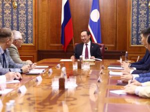 Глава Якутии встретился с участниками сессии «Холод — ресурс, безопасность — развитие»
