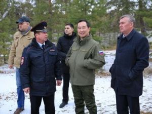 Ил Дархан и министр ВД посетили Центр профессиональной подготовки МВД Якутии