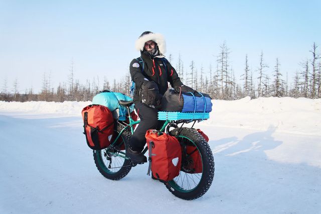 Что ищет Хуан в краю далёком? Испанский велопутешественник едет через Якутию на Чукотку