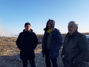 В Якутске продолжают отсыпку участков тления на мусорном полигоне