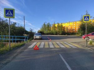 В Якутии водитель задавил девочку на пешеходном переходе