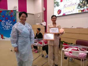 В Якутске прошла торжественная выписка детей, родившихся 1 января 2024 года