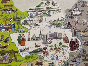 Мастера из Якутии представят Вышитую карту республики в Чувашии