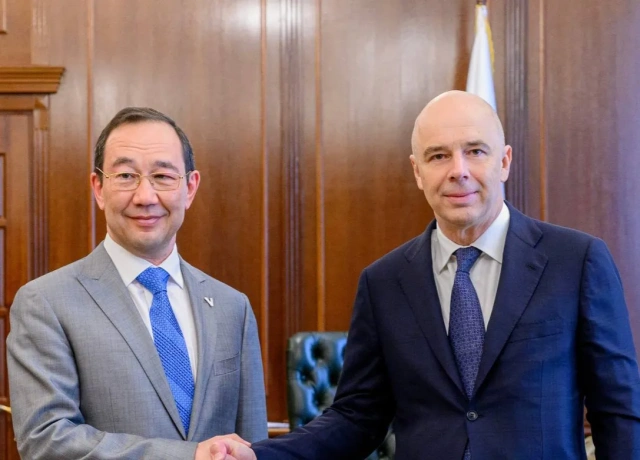 Глава Якутии встретился с министром финансов Российской Федерации Антоном 