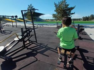 В Горном районе в рамках народной программы «Единой России» построена спортплощадка