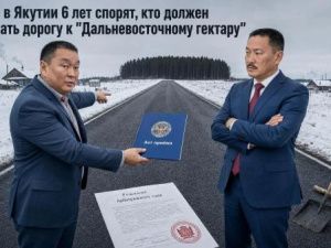 Власти в Якутии 6 лет спорят, кто должен содержать дорогу к "Дальневосточному гектару"