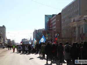 Схема перекрытия улиц в Якутске 1 мая