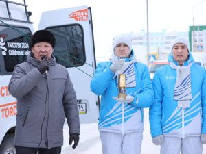 Жители Сунтарского района Якутии встретили огонь игр «Дети Азии»