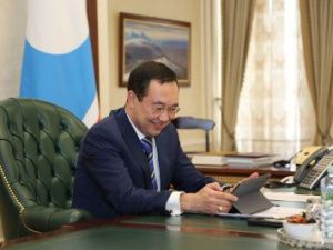 Айсену Николаеву представили основные итоги проекта «Покорители холода»