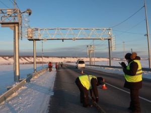 С начала марта на автодорогах «Умнас» и "Нам" работает автоматический контроль