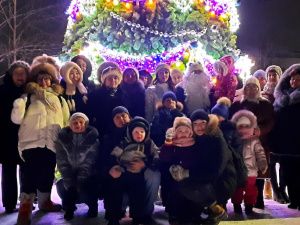 «Железные дороги Якутии» зажгли новогоднюю елку