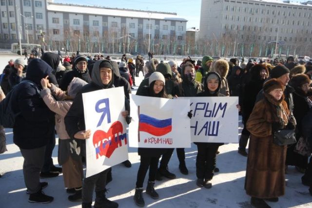 В столице прошел праздничный концерт, посвященный воссоединению Крыма с Россией