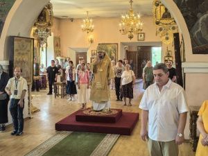 Архиепископ Роман совершил Литургию в день памяти пророка Илии в кафедральном соборе
