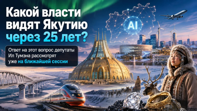 Какой власти видят Якутию через 25 лет? Ответ на этот вопрос депутаты Ил Тумэна рассмотрят уже на ближайшей сессии