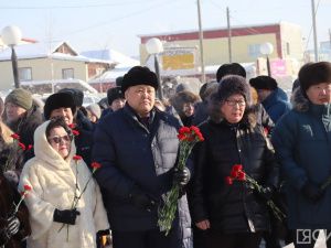 В Якутии почтили память павших на озере Ильмень воинов-якутян